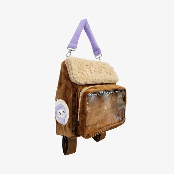 Authentic LABUBU The Monsters Fuzzy Backpack Membership Exclusive - RARE - Picture 2 of 16